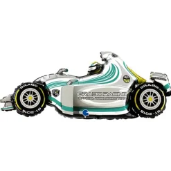 Folieballong, Speedy Car Gray Shape 100 cm