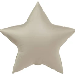 Folieballong, stjärna creamy latte 45 cm