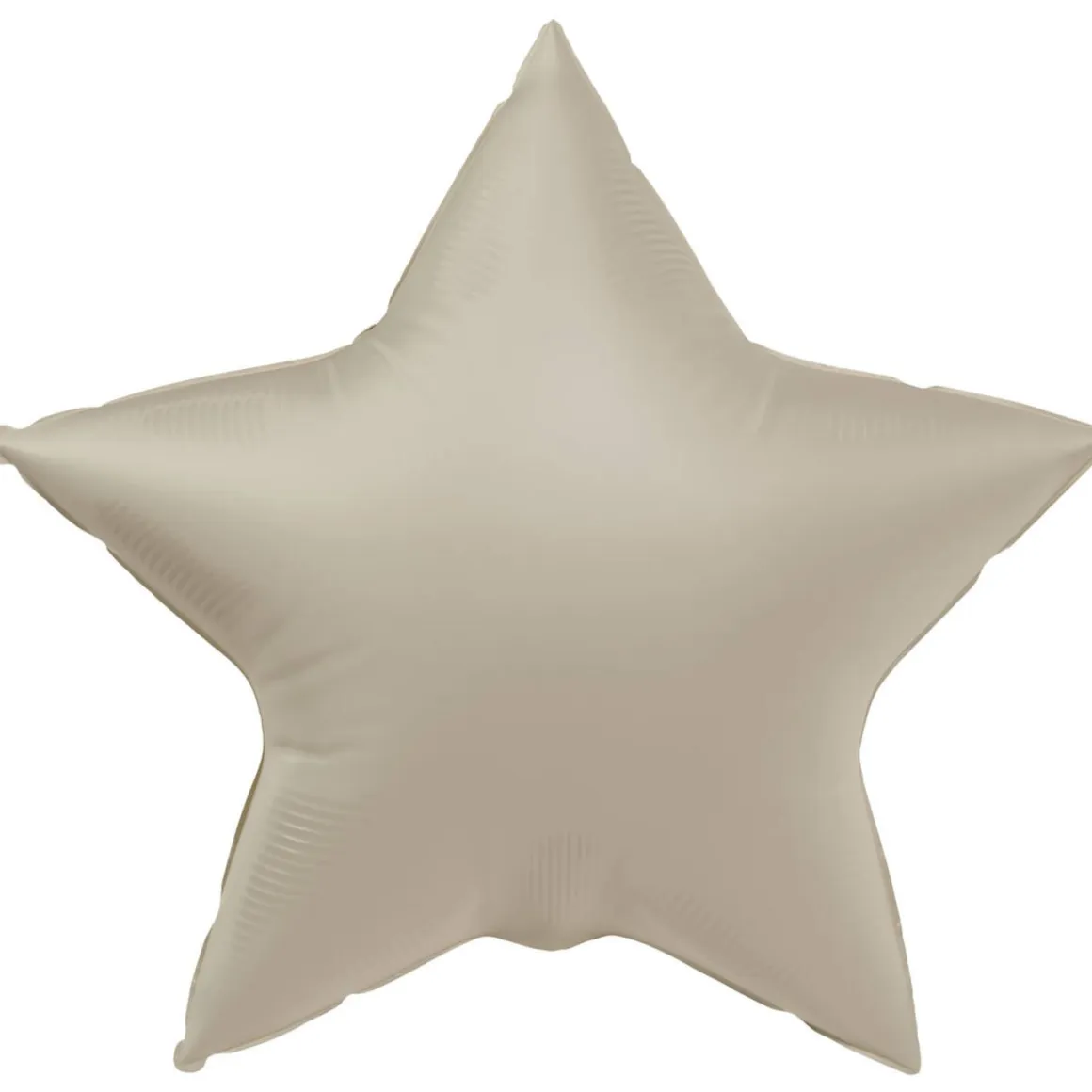 Folieballong, stjärna creamy latte 45 cm