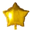 Folieballong, stjärna guld 45 cm