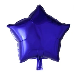 Folieballong, stjärna mörklila 45 cm