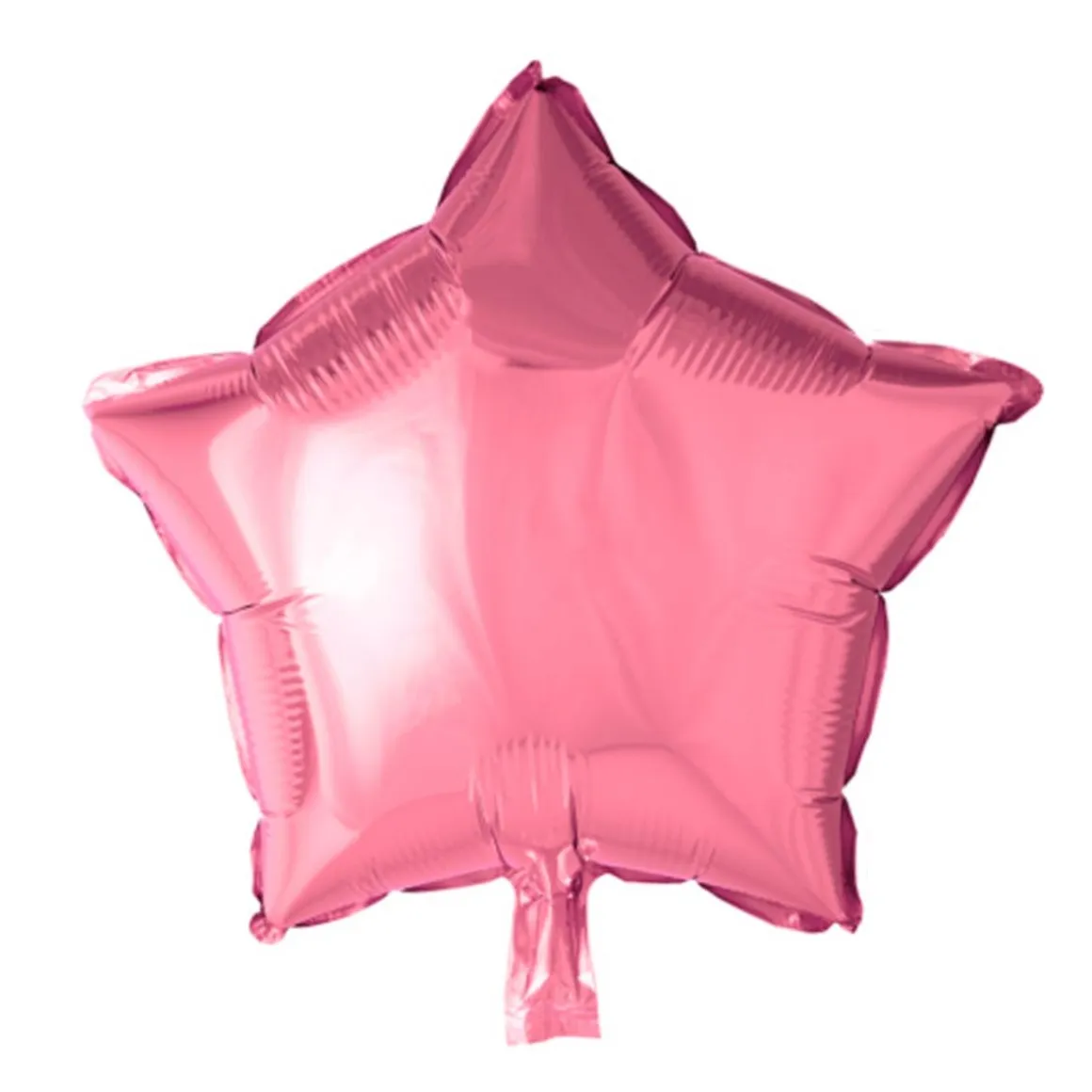 Folieballong, stjärna rosa 45 cm