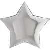 Folieballong, stjärna silver 91 cm