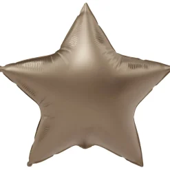 Folieballong, stjärna starlight gold 45 cm
