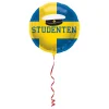 Folieballong, studenten 45 cm