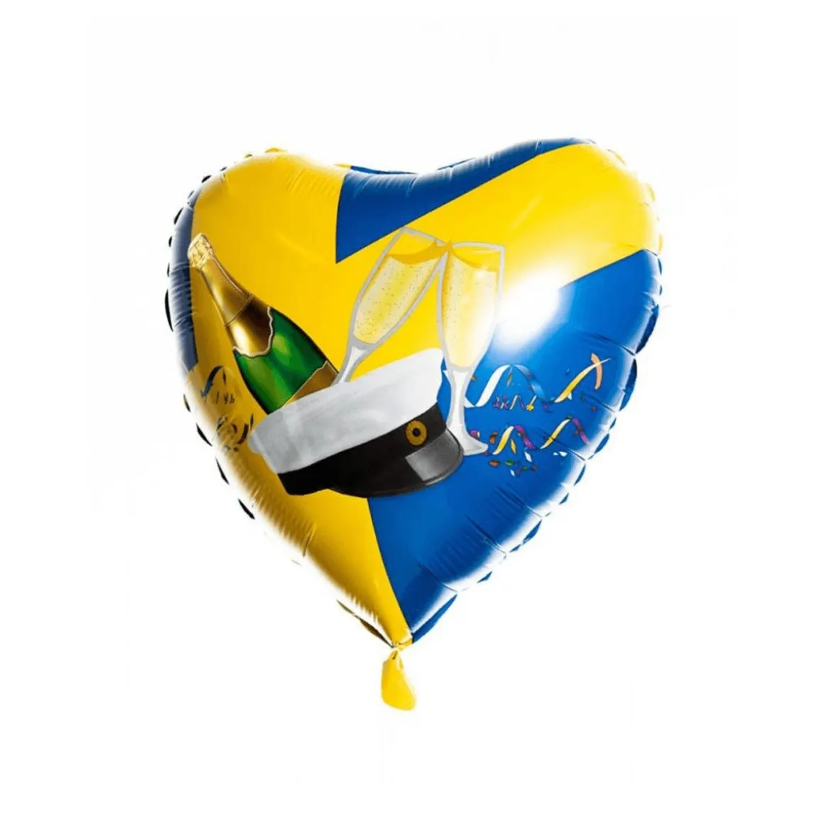 Folieballong, studentfirande 45 cm