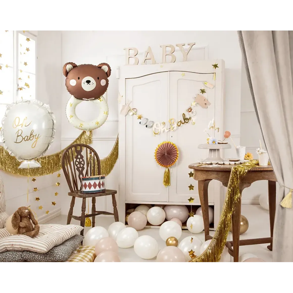 Folieballong, teddybear 61x88 cm