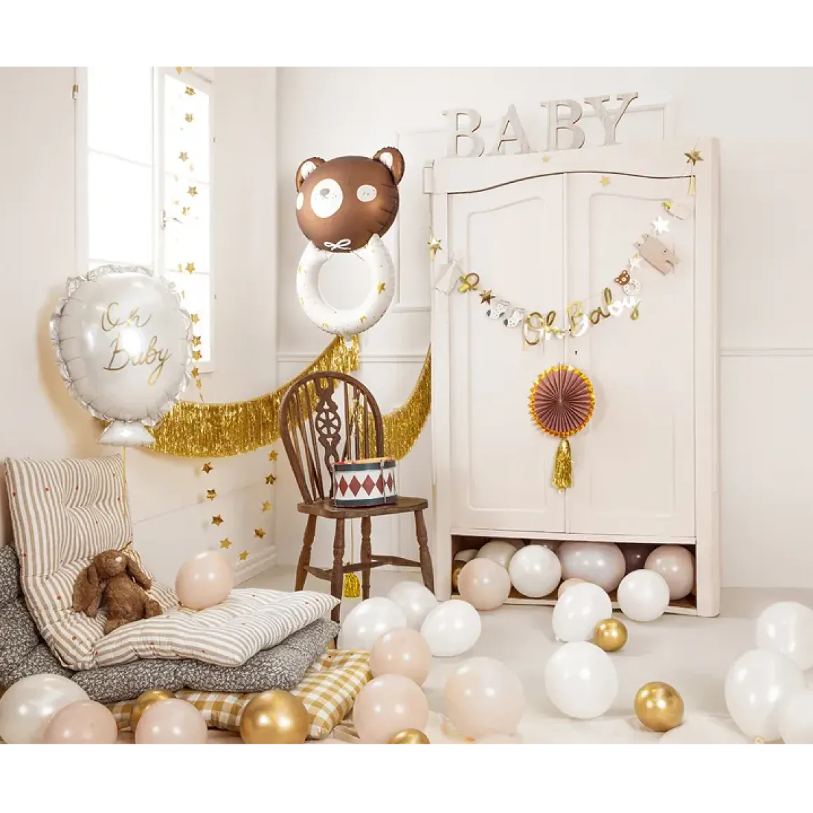 Folieballong, teddybear 61x88 cm