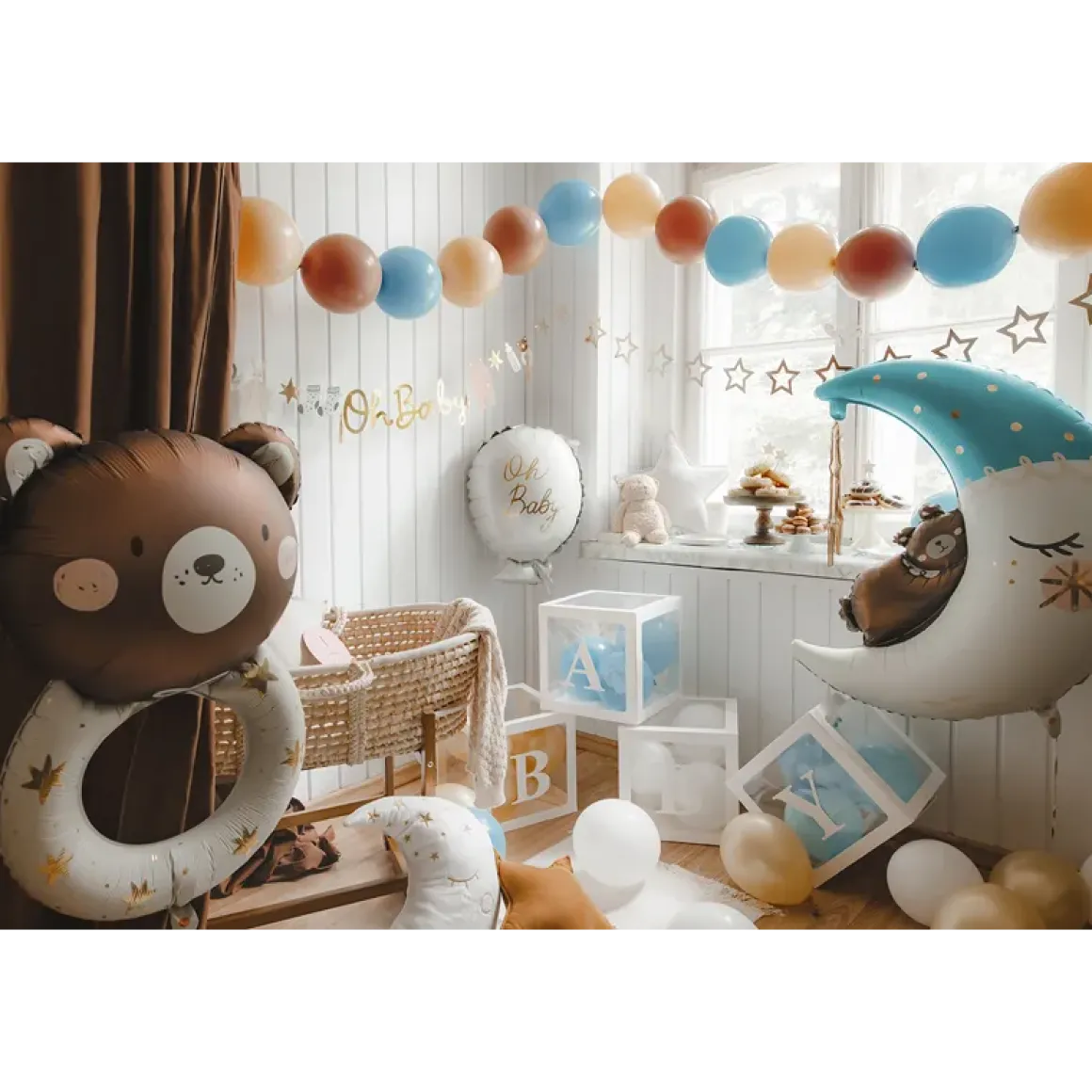 Folieballong, teddybear 61x88 cm