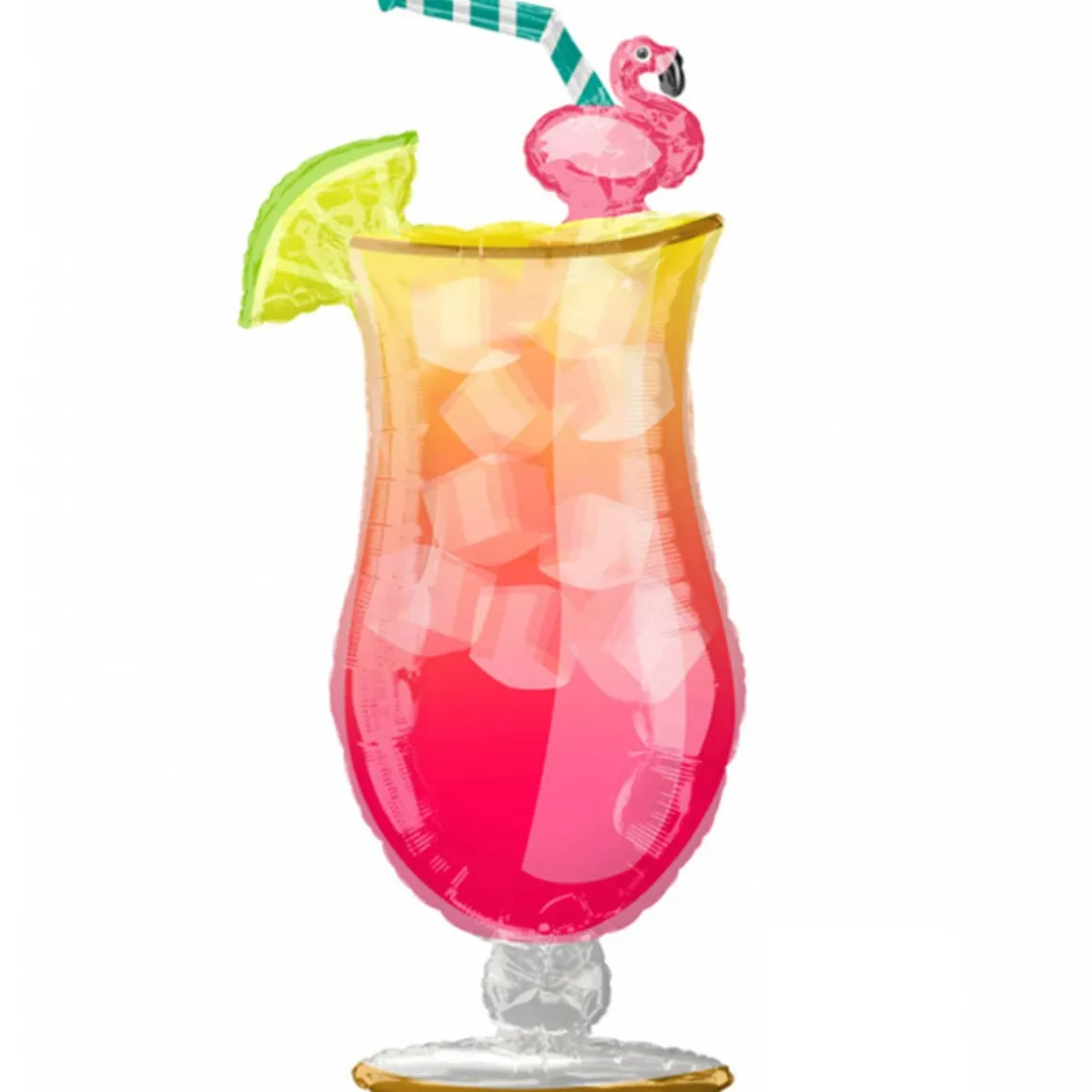 Folieballong, tropical drink 50x104 cm