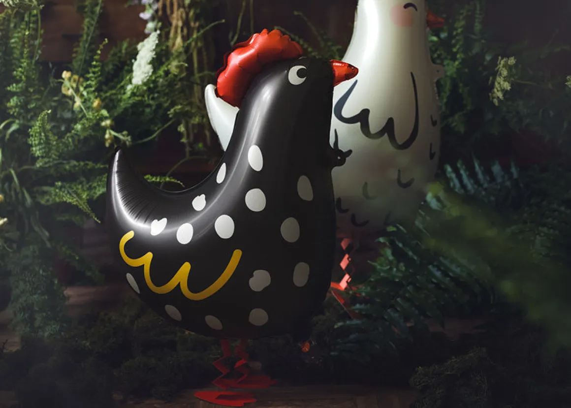Folieballong, tupp 48x60 cm