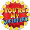 Folieballong, you´re my superhero 43 cm