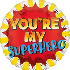Folieballong, you´re my superhero 43 cm