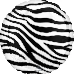 Folieballong, zebramönster 43 cm