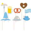 Fotoprops, oktoberfest Bayern Lightblue 10 st