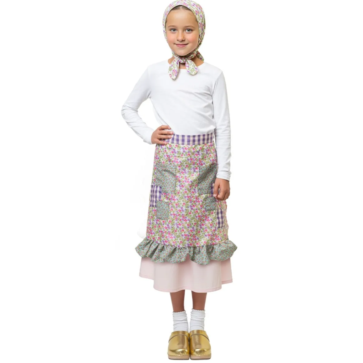 Förkläde och scarf, barn