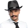 Gangsterhatt, randig