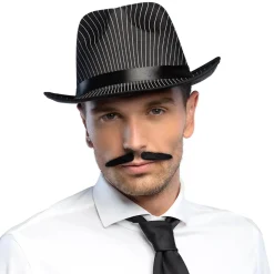 Gangsterhatt, randig