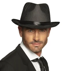 Gangsterhatt, randig