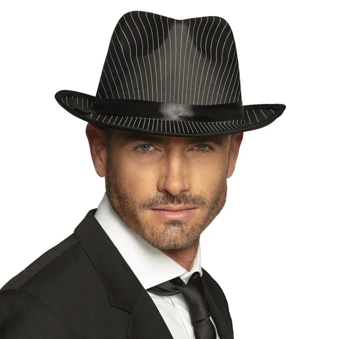 Gangsterhatt, randig