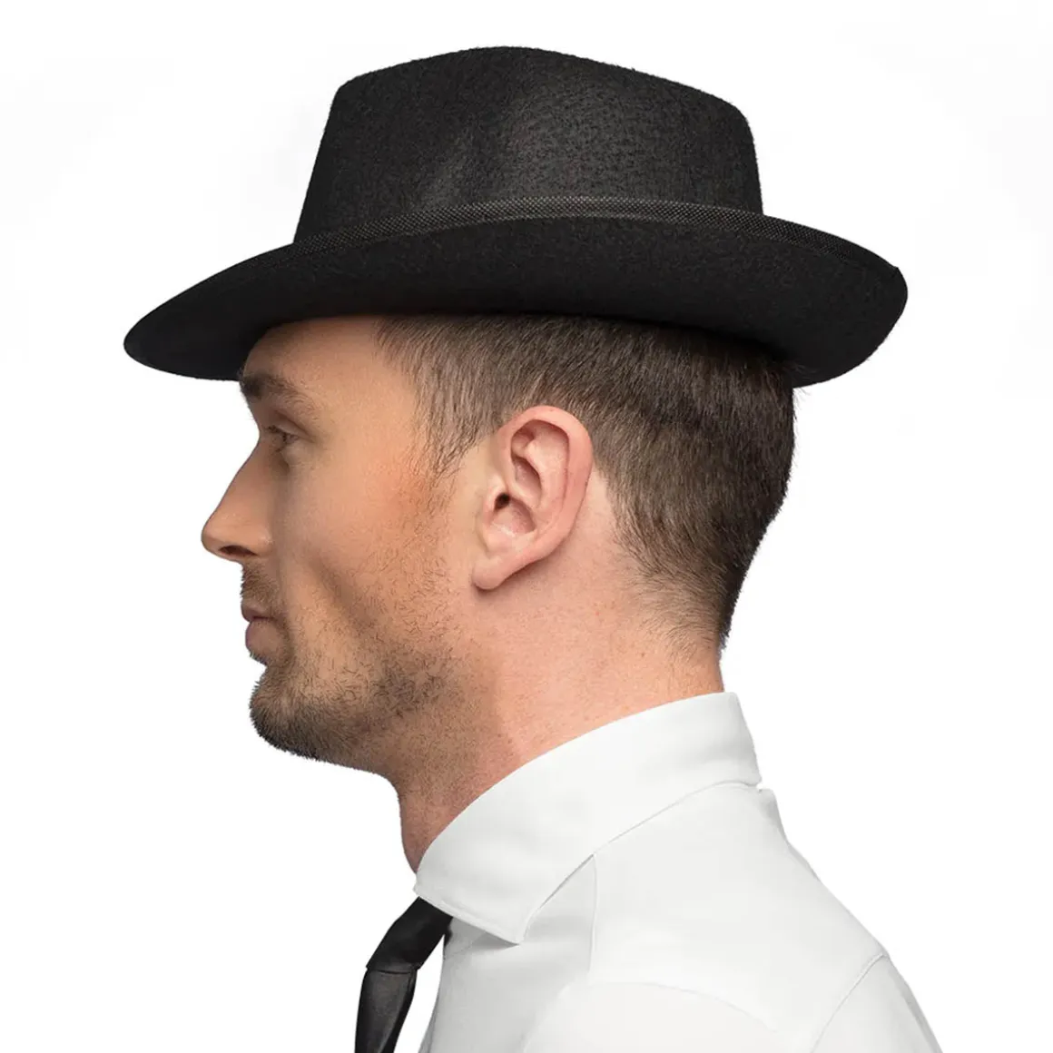Gangsterhatt, svart