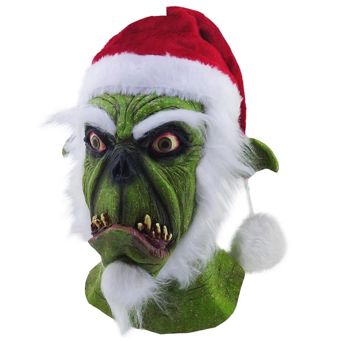Ghoulish mask, Green Santa