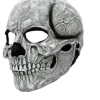 Ghoulish mask, White Skull