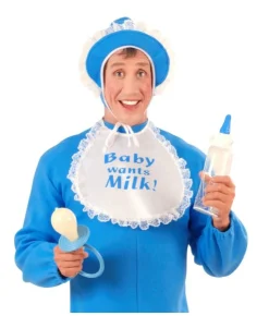 Gigantiskt napp, baby blå