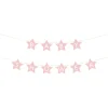 Girlang, baby shower ljusrosa 290x16,5 cm