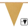 Girlang, guld glitter 6 m