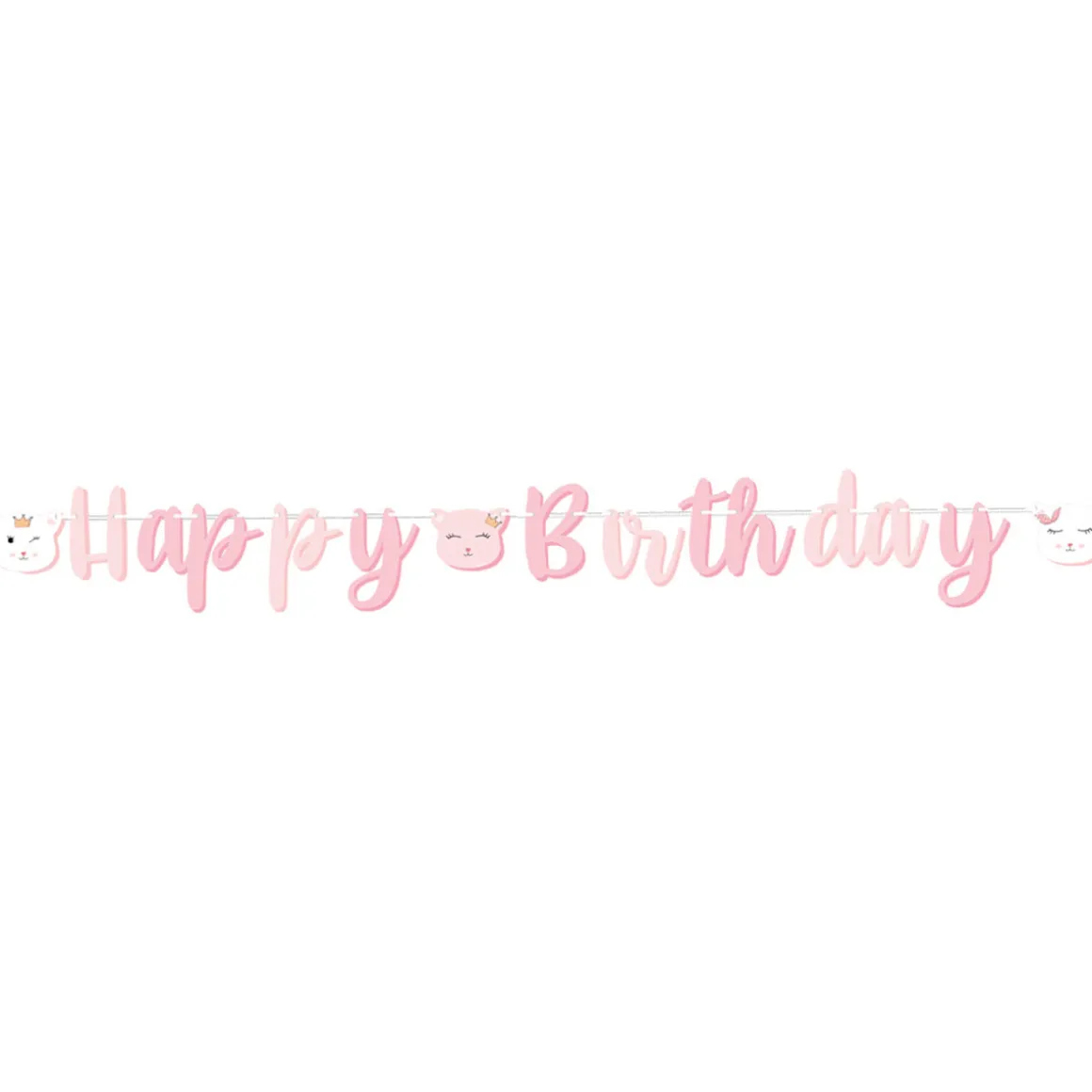 Girlang, happy birthday katt 250 cm