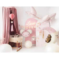 Girlang, Oh baby with tassels ljusrosa 2,5 m