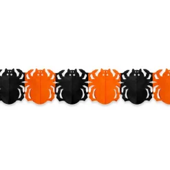 Girlang, spindel svart/orange 4 m