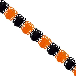 Girlang, spindel svart/orange 4 m