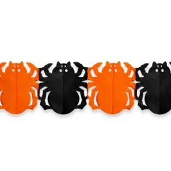 Girlang, spindel svart/orange 4 m