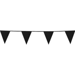 Girlang, svart glitter 6 m