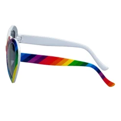 Glasögon, rainbow heart