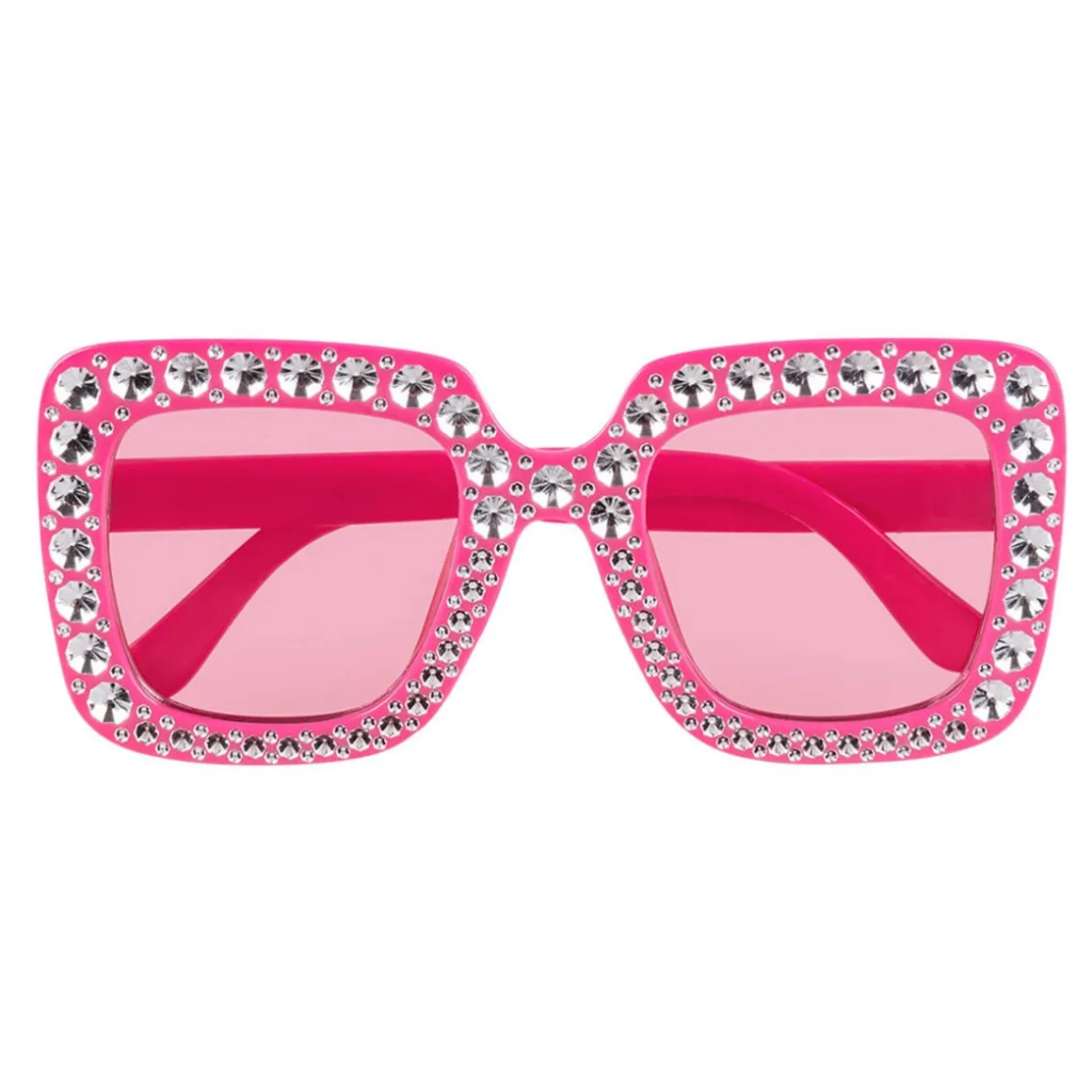 Glasögon, rosa bling