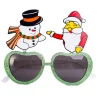 Glasögon, snögubbe & jultomte