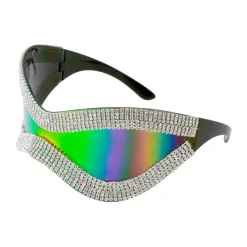 Glasögon, strass oversize