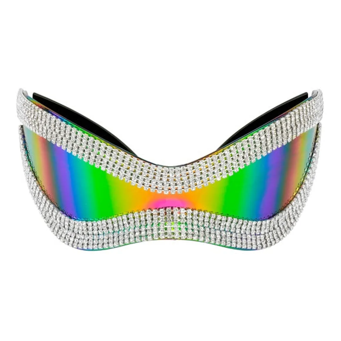 Glasögon, strass oversize