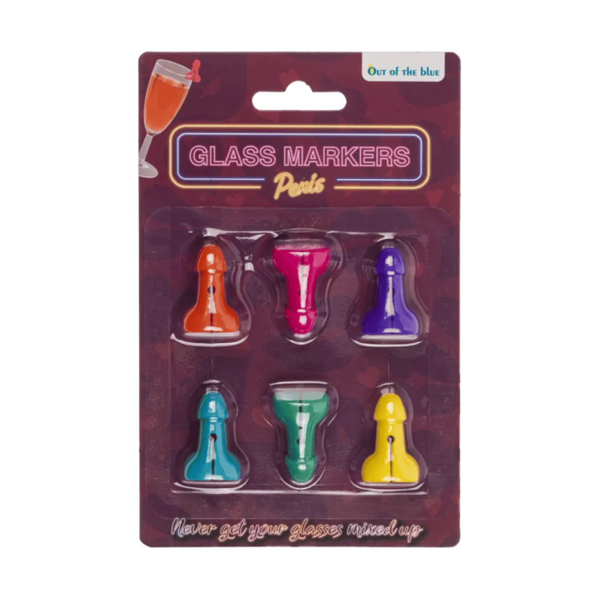 Glasmarkör, penis 6 st