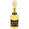 Glas, prosecco bottle