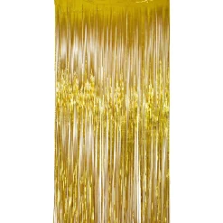 Glitterdraperi, guld 1x2 m