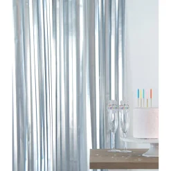 Glitterdraperi, matt silver 1x2 m