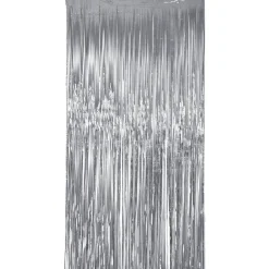 Glitterdraperi, silver 1x2 m