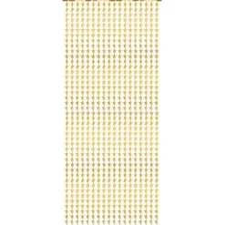 Glitterdraperi, stjärnor guld 100x245 cm