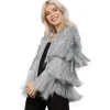 Glitterjacka, Fever silver L/XL