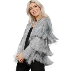 Glitterjacka, Fever silver L/XL