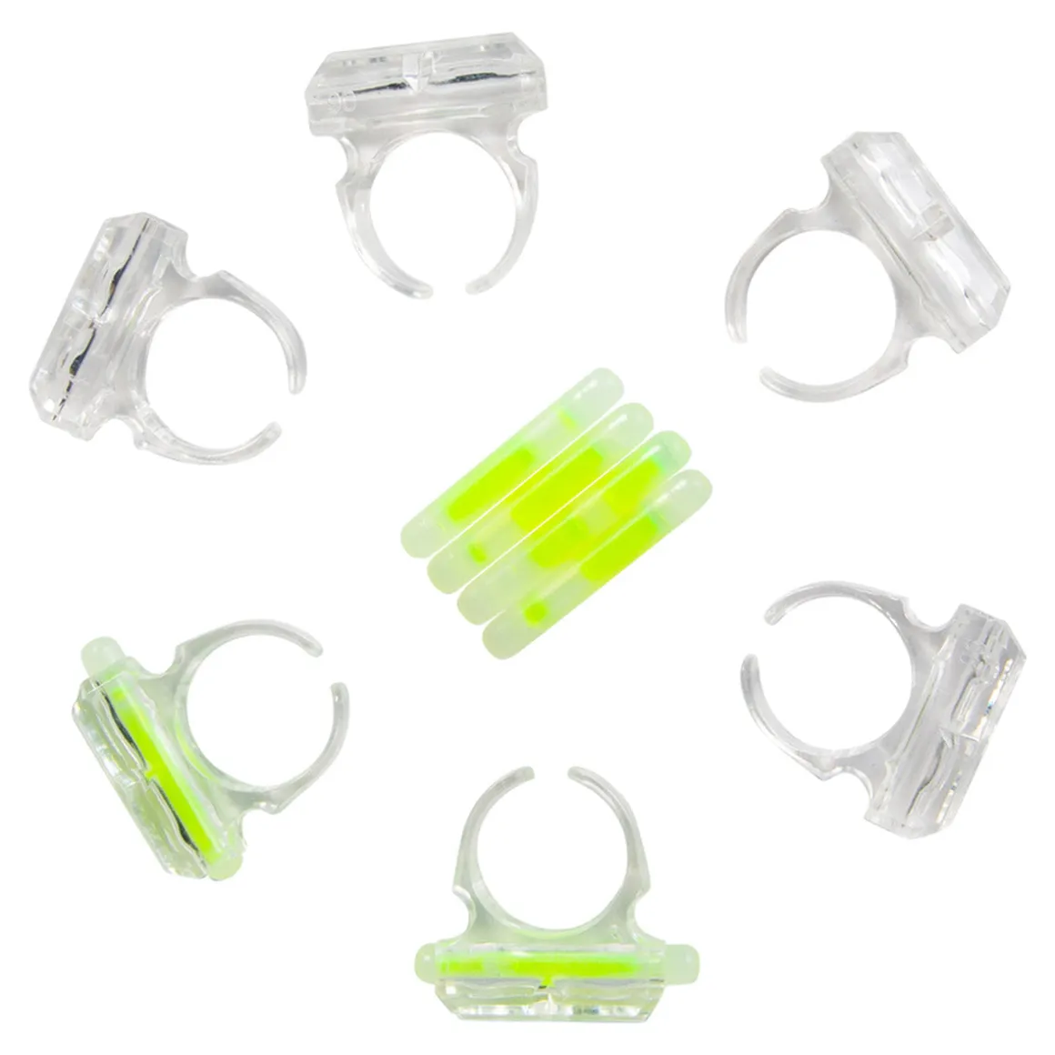 Glowsticks, ringar 4 st